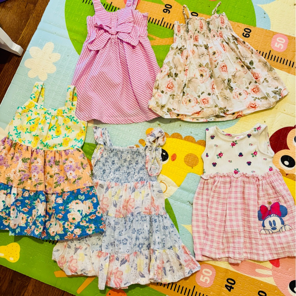 bundle of 2t dresses lot, Alice And Ollie, Haute Hippie, Blueberry, Disney